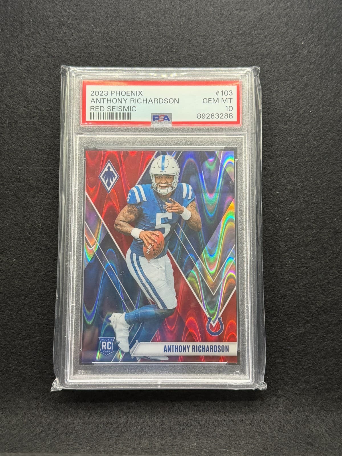 Anthony Richardson Panini Phoenix #103 Red Seismic