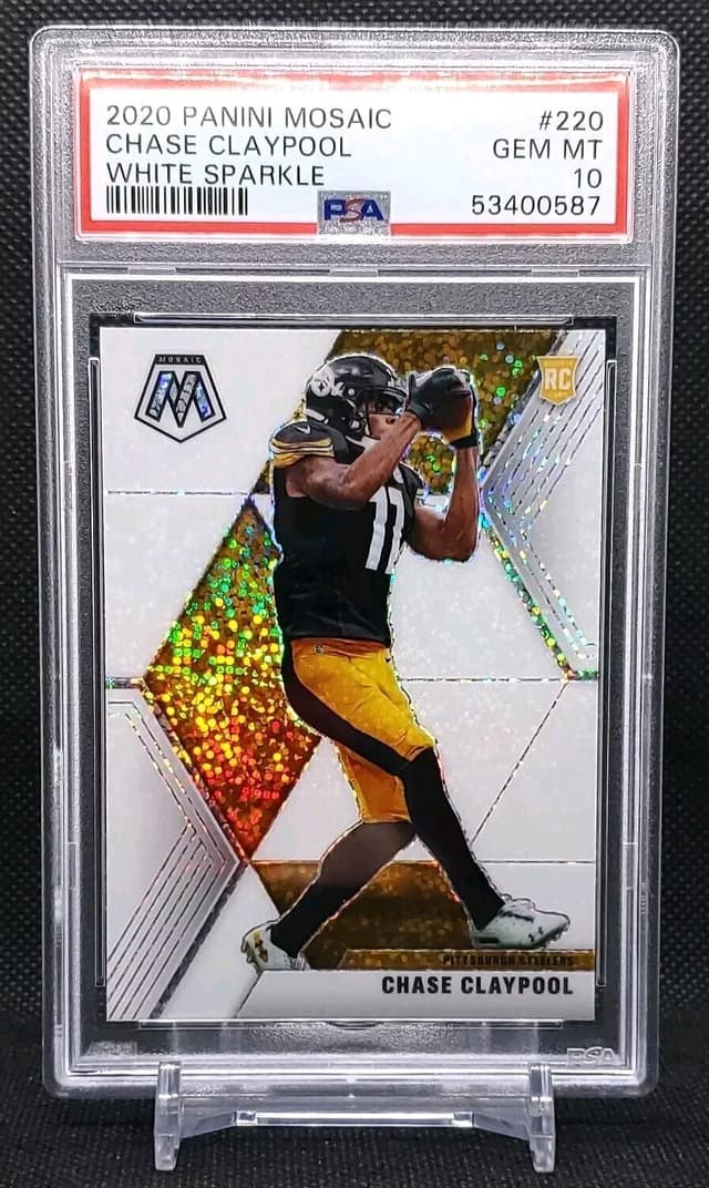 Chase Claypool Panini Mosaic #220 White Sparkle