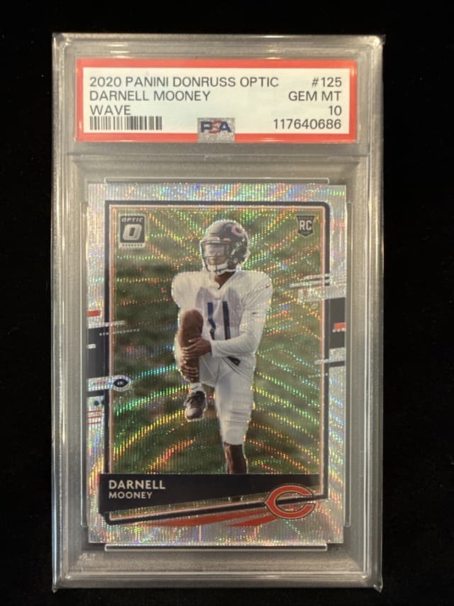 Darnell Mooney Panini Donruss Optic #125 Wave