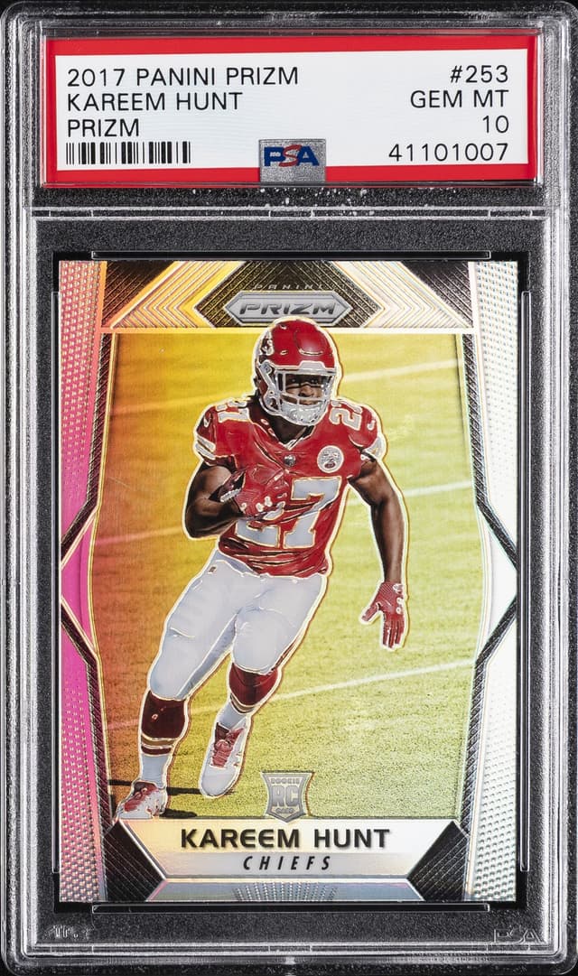 Kareem Hunt Panini Prizm #253 Base