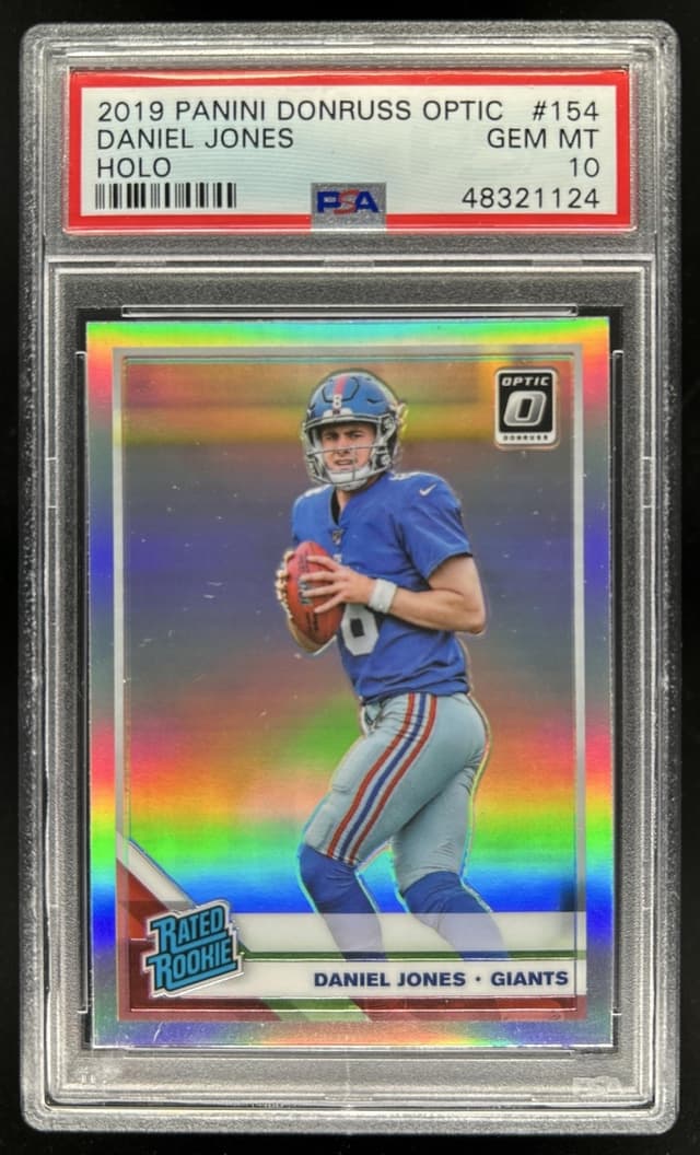 Daniel Jones Panini Donruss Optic #154 Holo