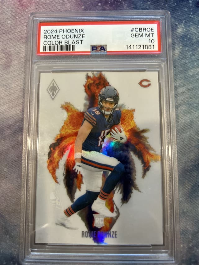 Rome Odunze Panini Phoenix Color Blast #CBROE Base
