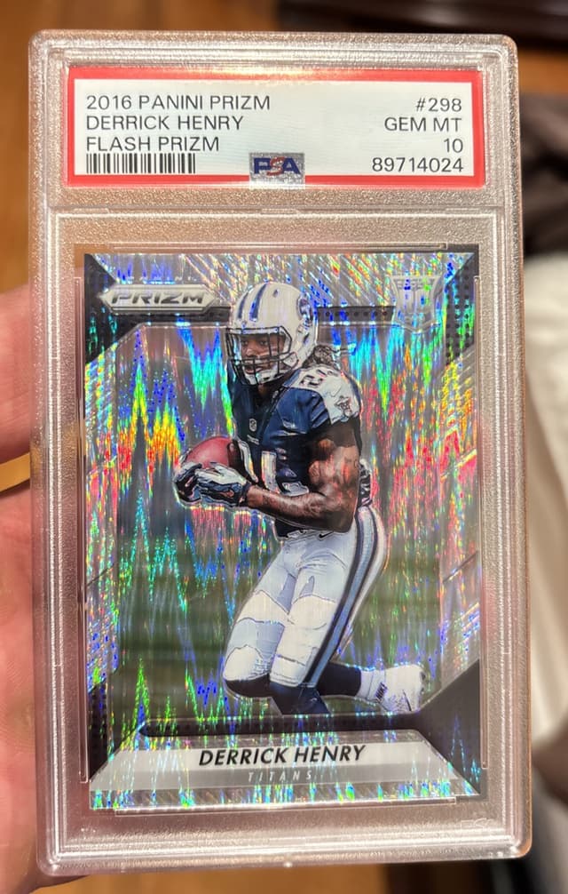 Derrick Henry Panini Prizm #298 Flash Prizm