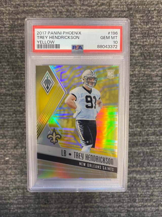 Trey Hendrickson Panini Phoenix #196 Yellow