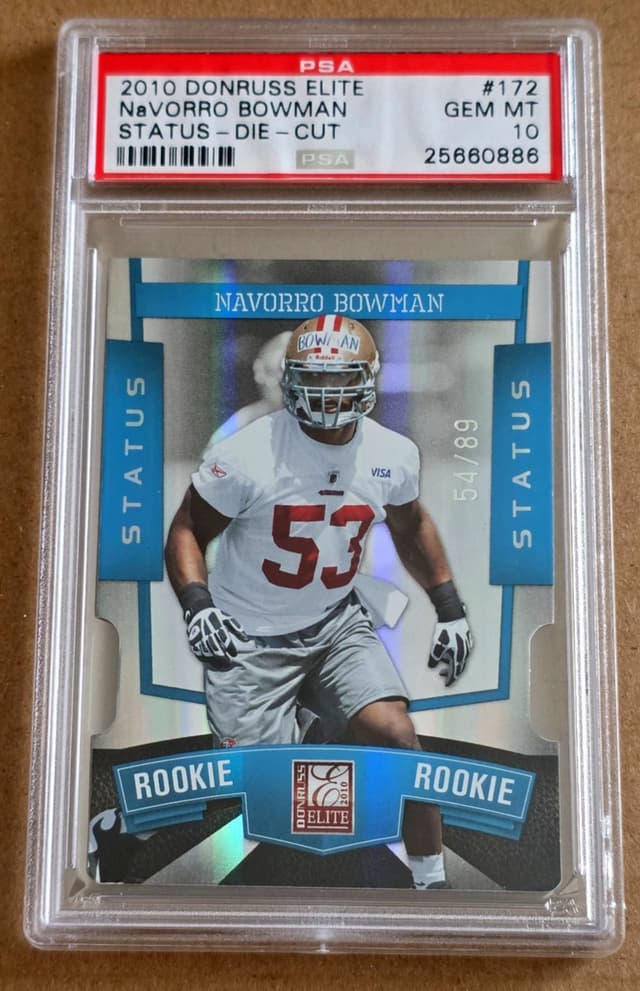 NaVorro Bowman Donruss Elite #172 Status Die-Cut
