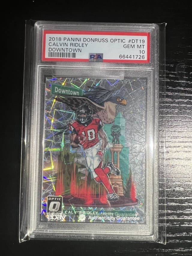 Calvin Ridley Panini Donruss Optic Downtown #DT19 Base