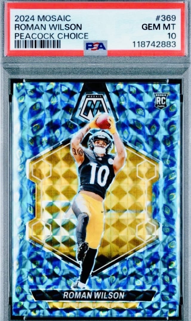 Roman Wilson Panini Mosaic #369 Peacock Choice