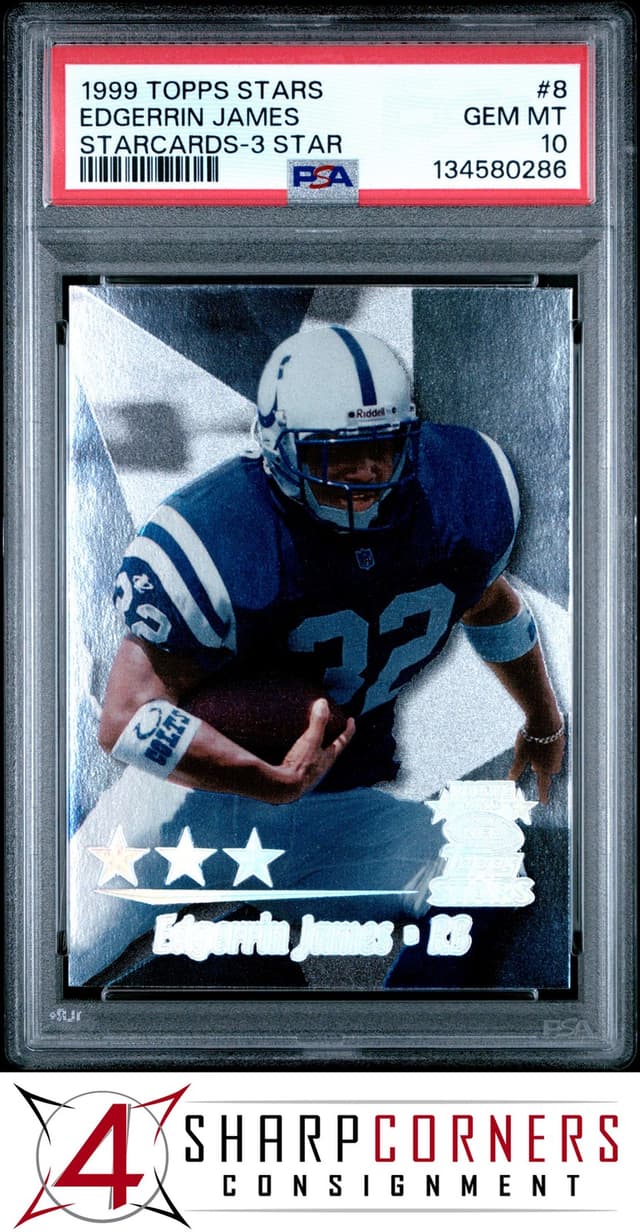 Edgerrin James Topps Stars Starcards #8 Starcards-3 Star