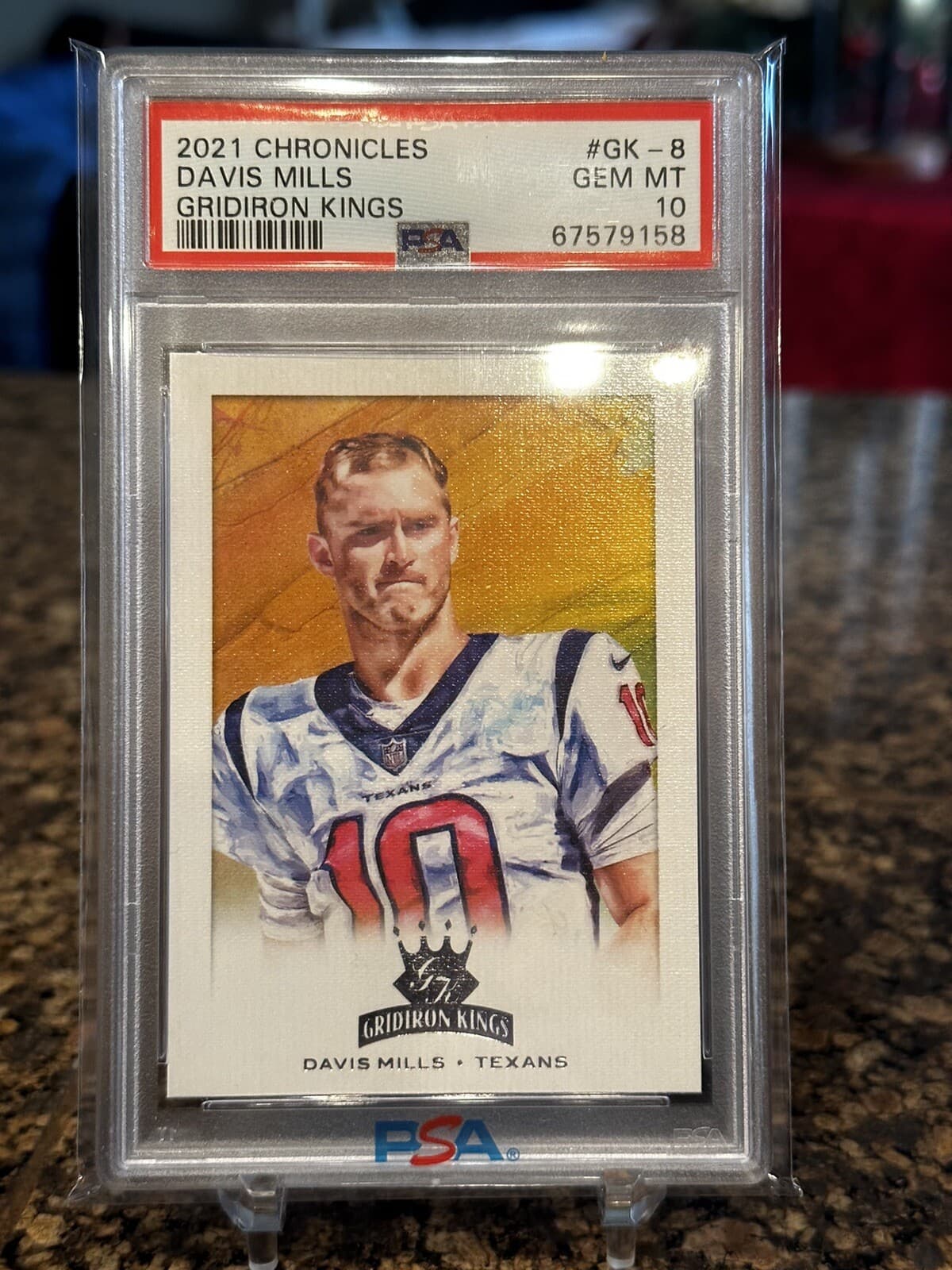 Davis Mills Panini Chronicles Gridiron Kings #GK8 Base