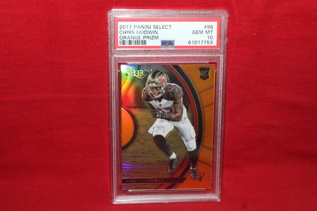 Chris Godwin Panini Select #96 Orange Prizm