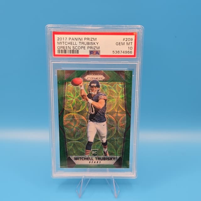Mitchell Trubisky Panini Prizm #209 Green Scope