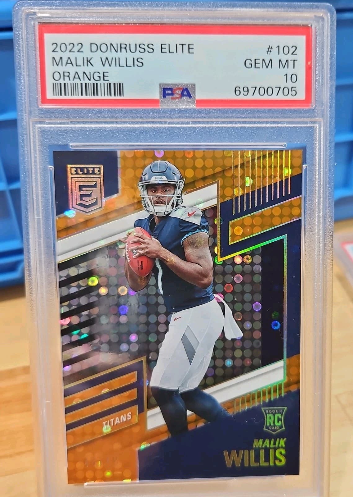 Malik Willis Panini Donruss Elite #102 Orange