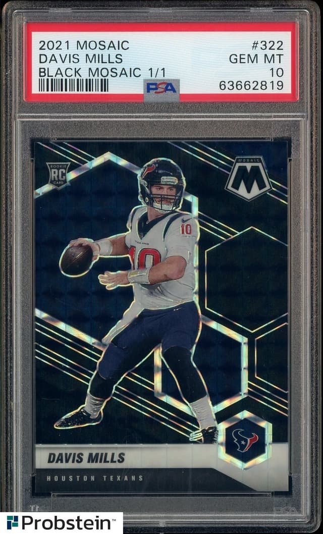 Davis Mills Panini Mosaic #322 Base