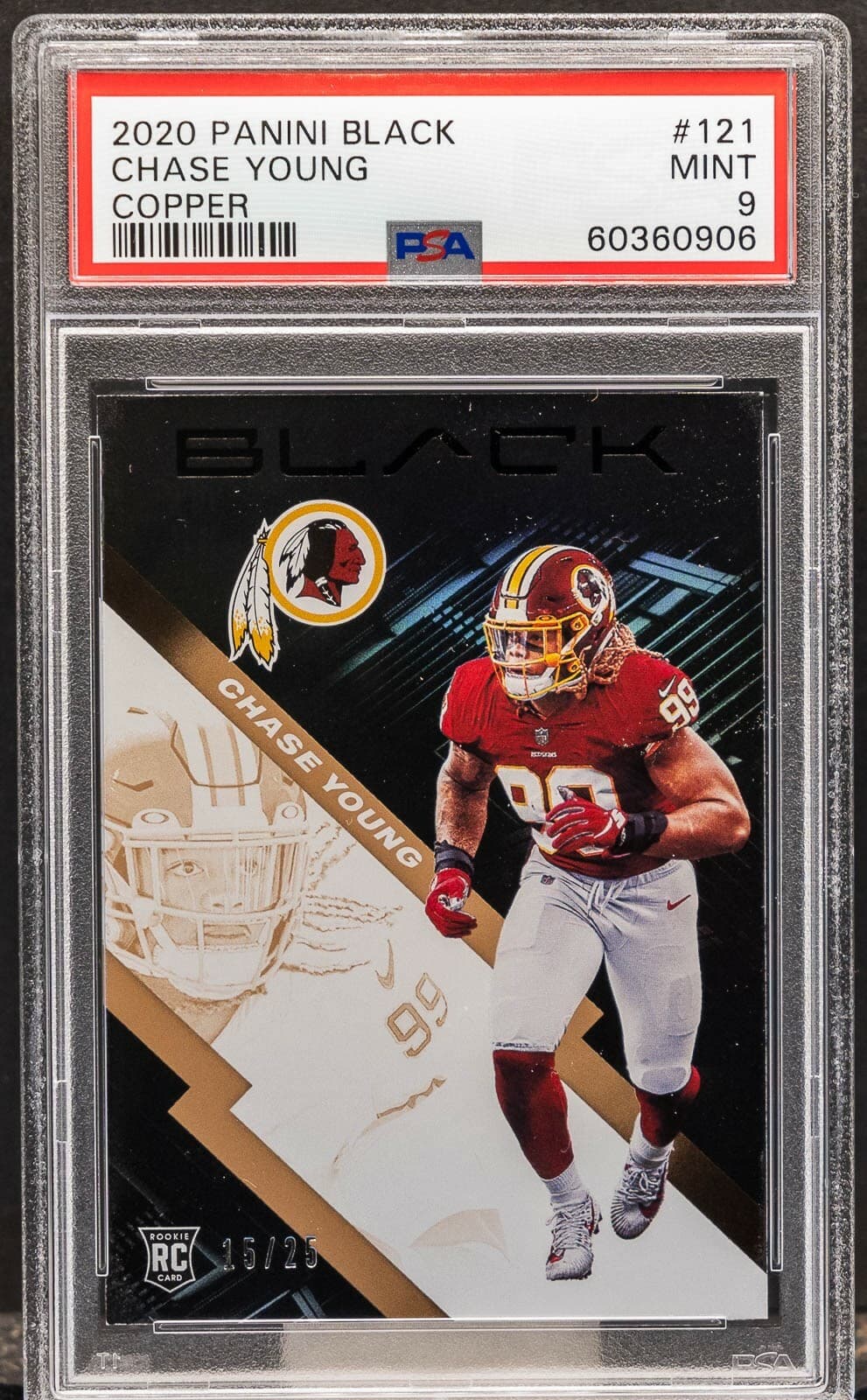 Chase Young Panini Black #121 Copper