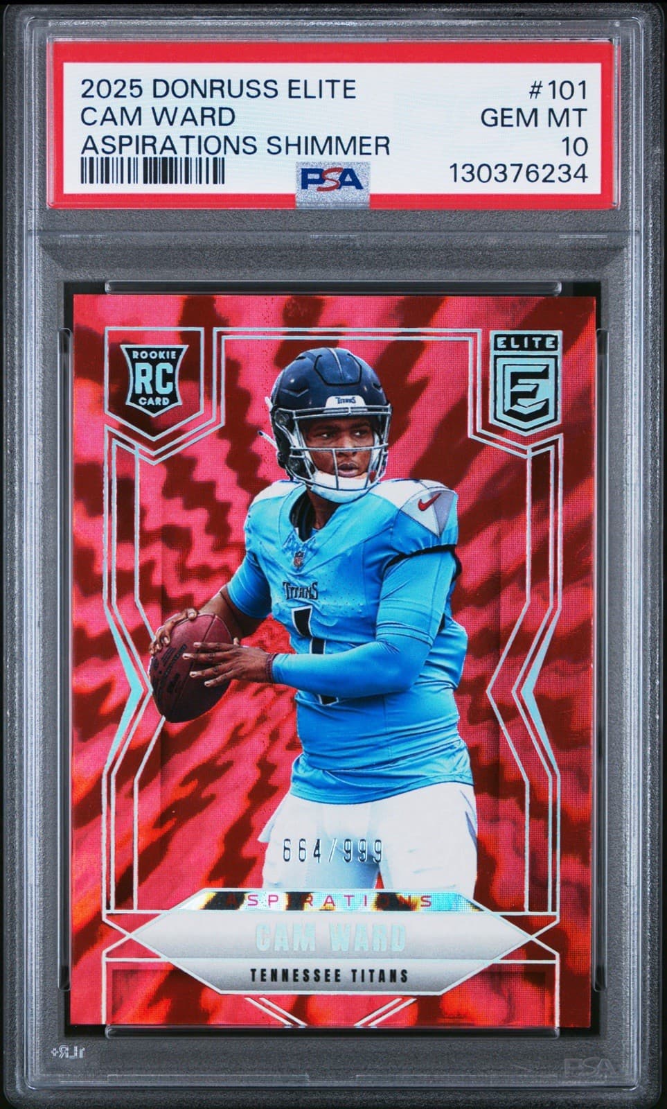 Cam Ward Panini Donruss Elite #101 Aspirations Shimmer