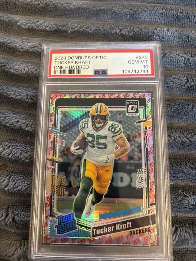 Tucker Kraft Panini Donruss Optic #243 One Hundred