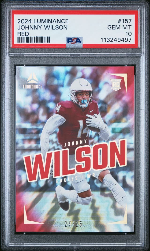 Johnny Wilson Panini Luminance #157 Red
