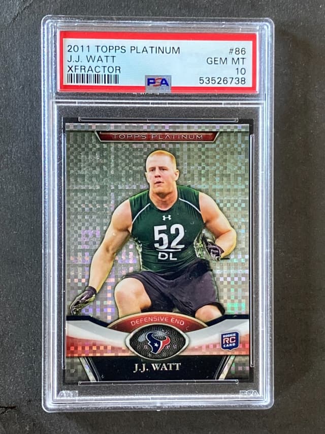 J.J. Watt Topps Platinum #86 Xfractor