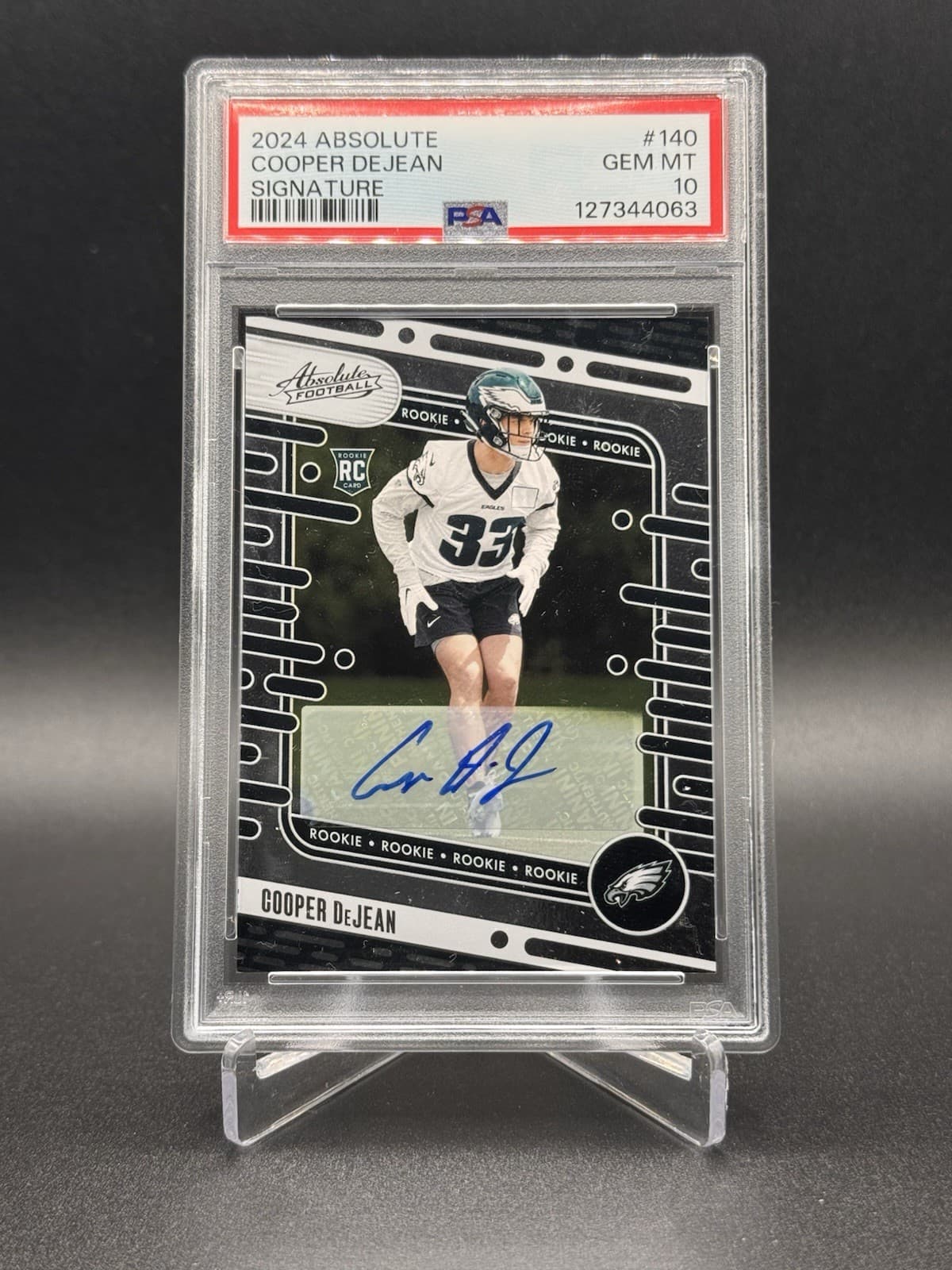 Cooper DeJean Panini Absolute #140 Signature