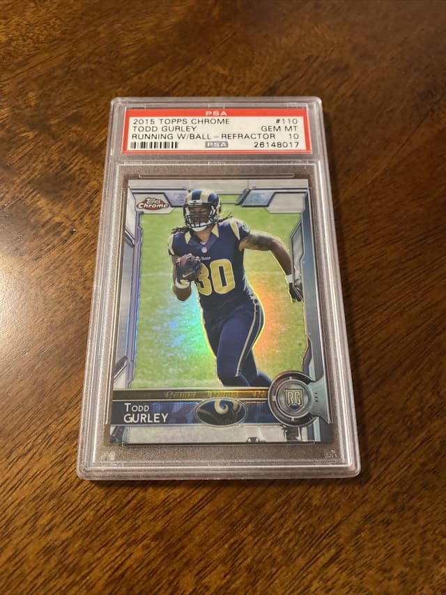 Todd Gurley Topps Chrome Mini #110 Red Refractor