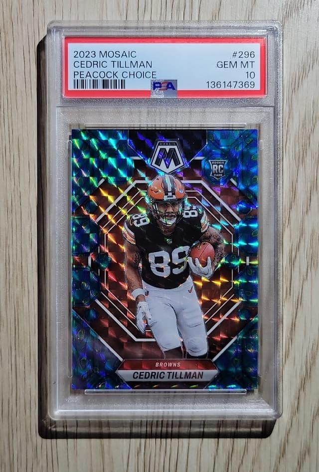 Cedric Tillman Panini Mosaic #296 Peacock Choice