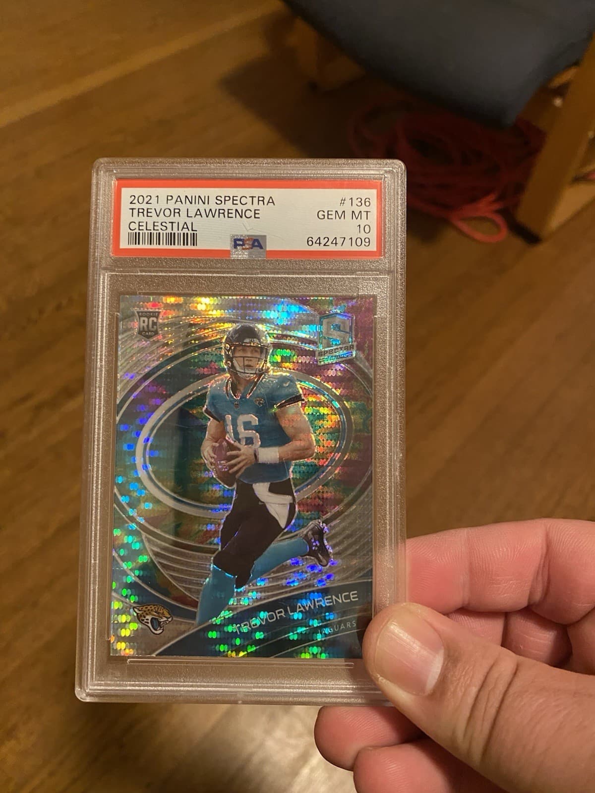 Trevor Lawrence Panini Spectra #136 Celestial