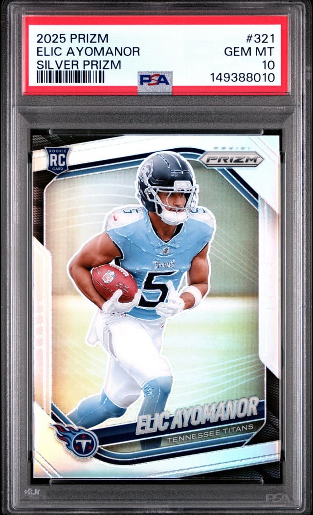 Elic Ayomanor Panini Prizm #321 Silver Prizm