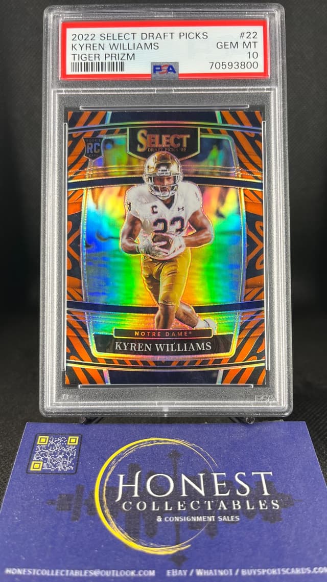 Kyren Williams Panini Select Draft Picks #22 Tiger Prizm