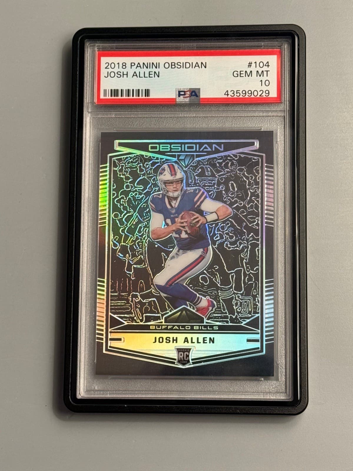 Josh Allen Panini Obsidian #104 Base
