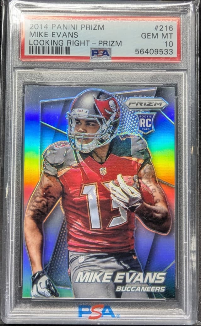 Mike Evans Panini Prizm #216 Looking Right-Prizm