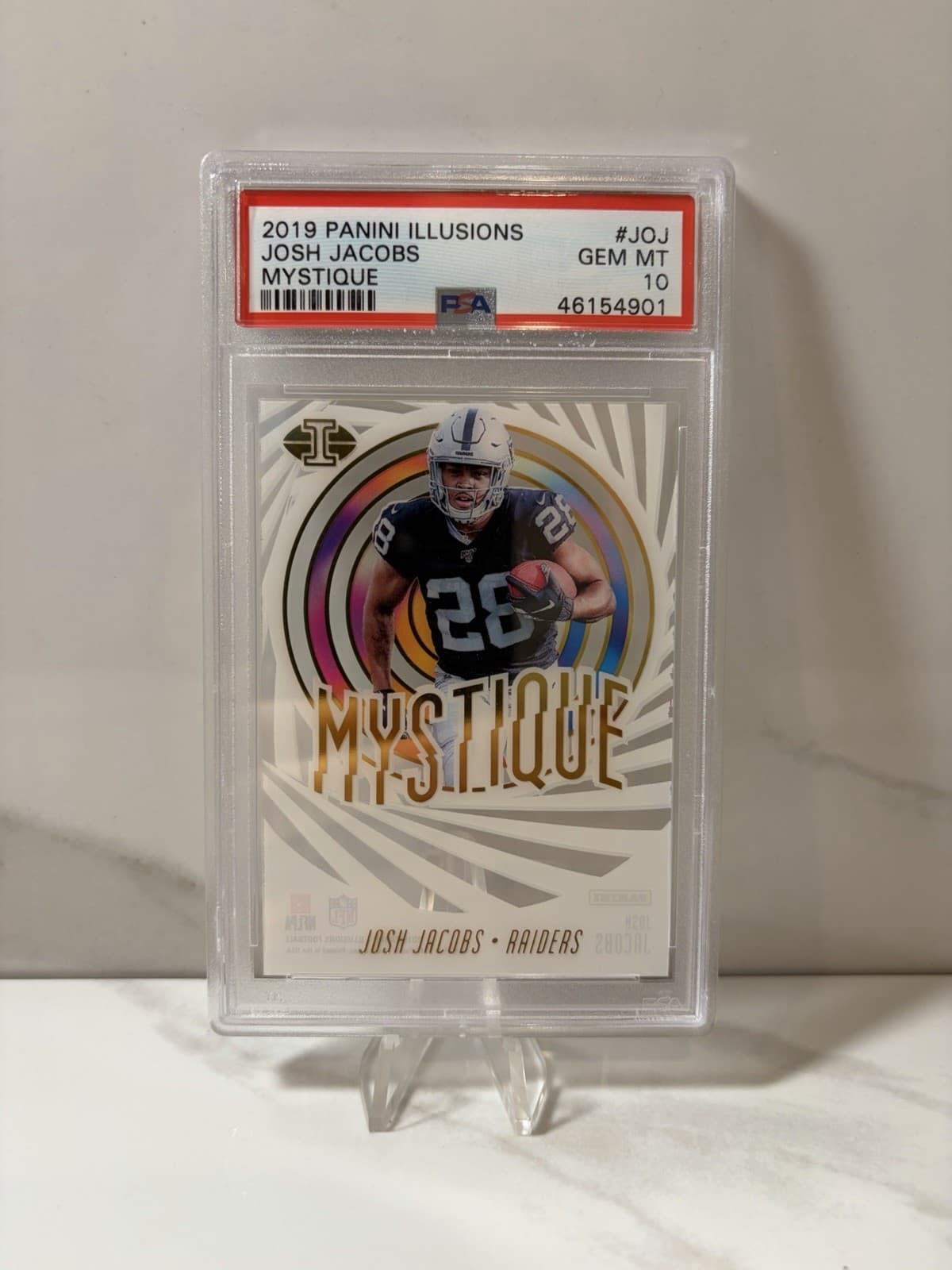 Josh Jacobs Panini Illusions Mystique #JOJ Base
