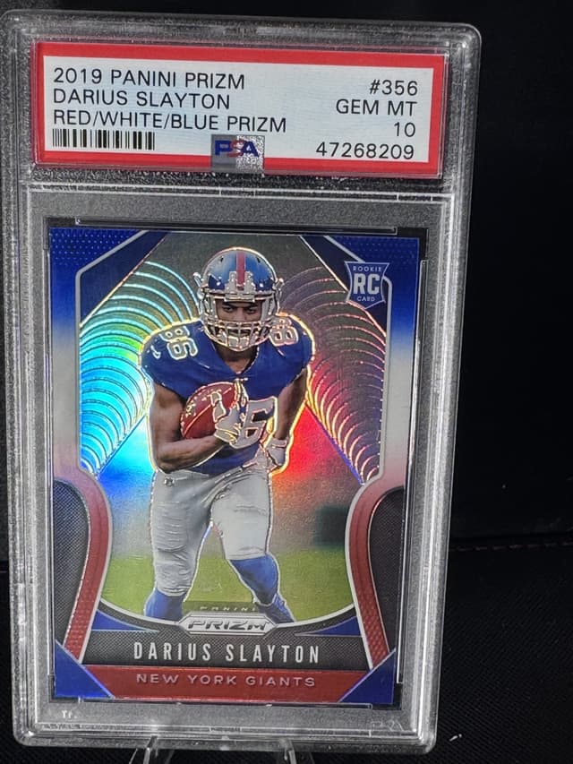 Darius Slayton Panini Prizm #356 Red/White/Blue Prizm