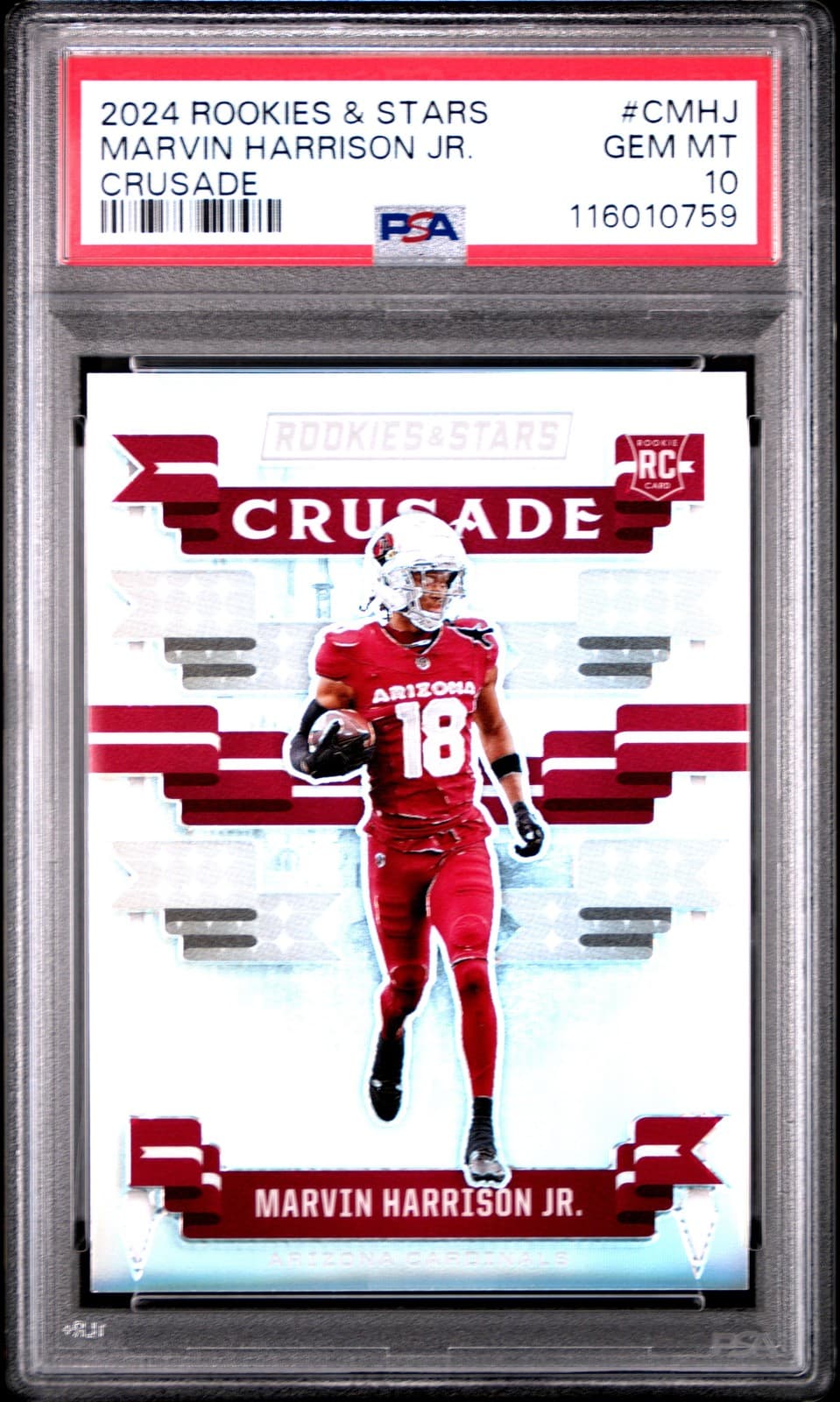 Marvin Harrison Jr. Panini Rookies & Stars Crusade #CMHJ Base