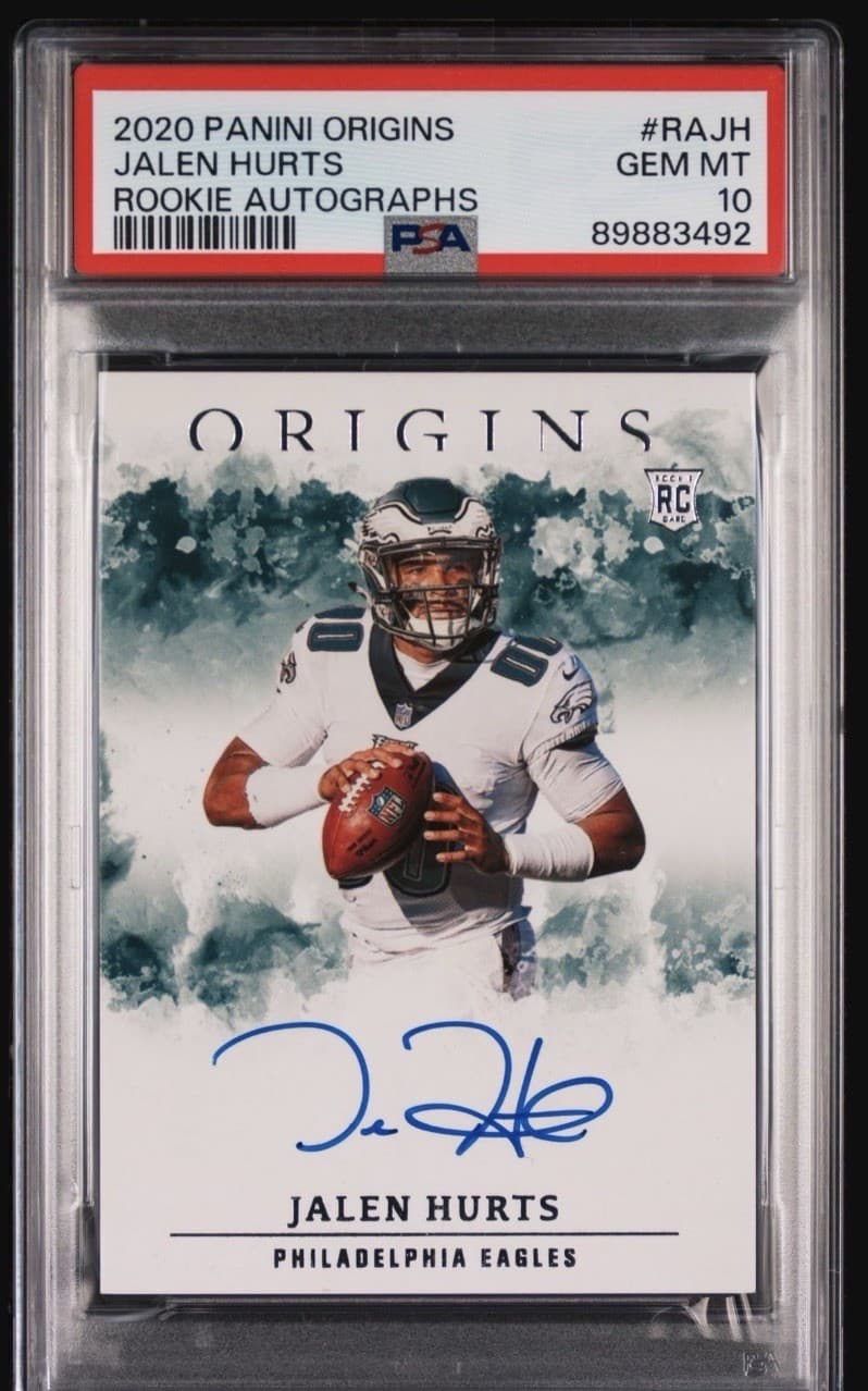 Jalen Hurts Panini Origins Rookie Autographs #RAJH Base