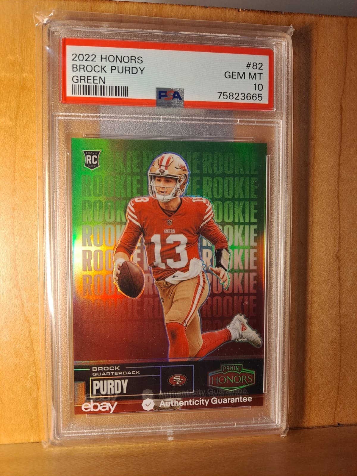 Brock Purdy Panini Honors #82 Base