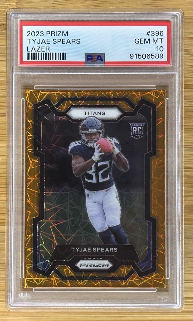 Tyjae Spears Panini Prizm #396 Lazer Prizm