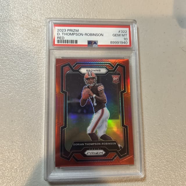 Dorian Thompson-Robinson Panini Prizm #322 Red