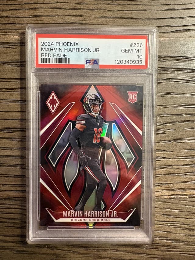 Marvin Harrison Jr. Panini Phoenix #226 Red Fade