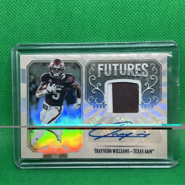 Trayveon Williams Panini Legacy Futures Patch Autographs #FPTW Base