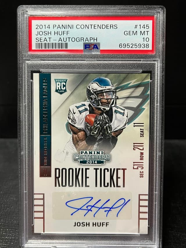 Josh Huff Panini Contenders #145 Seat-Autograph
