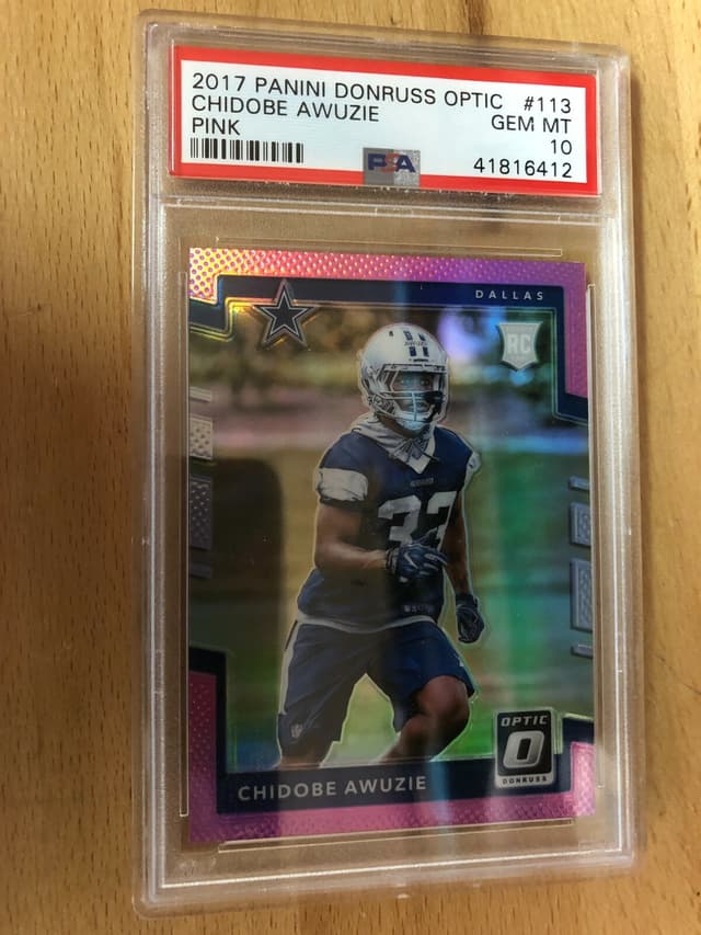 Chidobe Awuzie Panini Donruss Optic #113 Pink