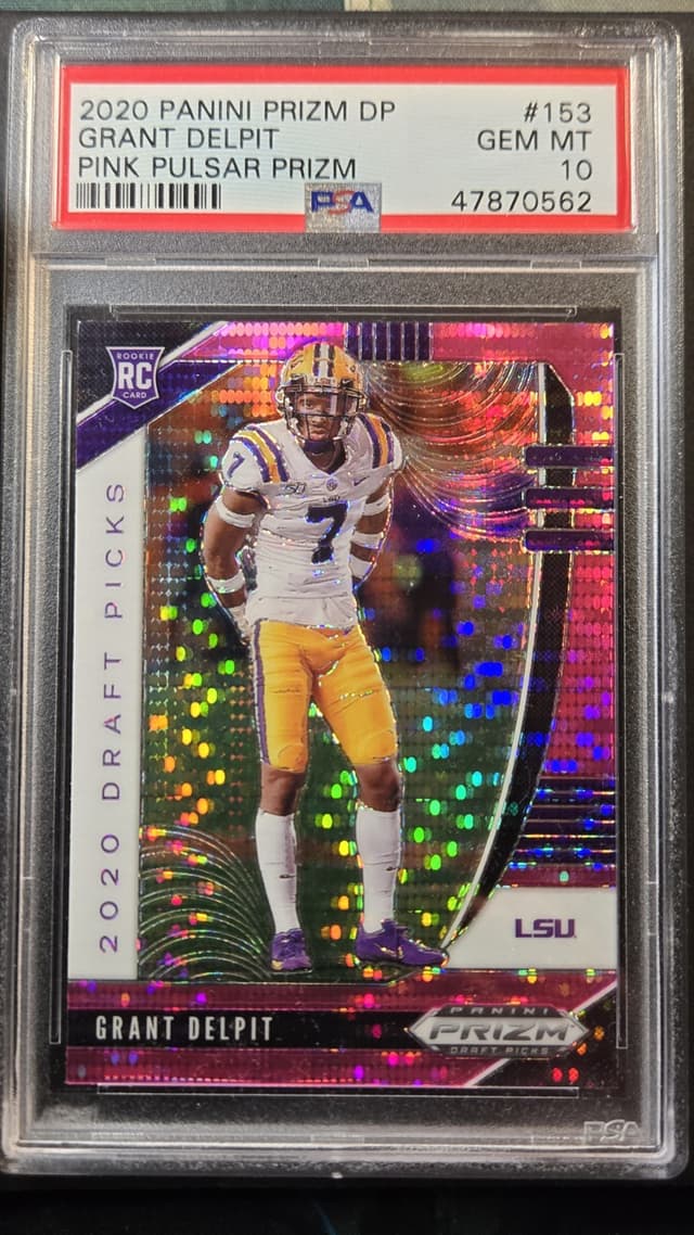 Grant Delpit Panini Prizm Draft Picks #153 Base