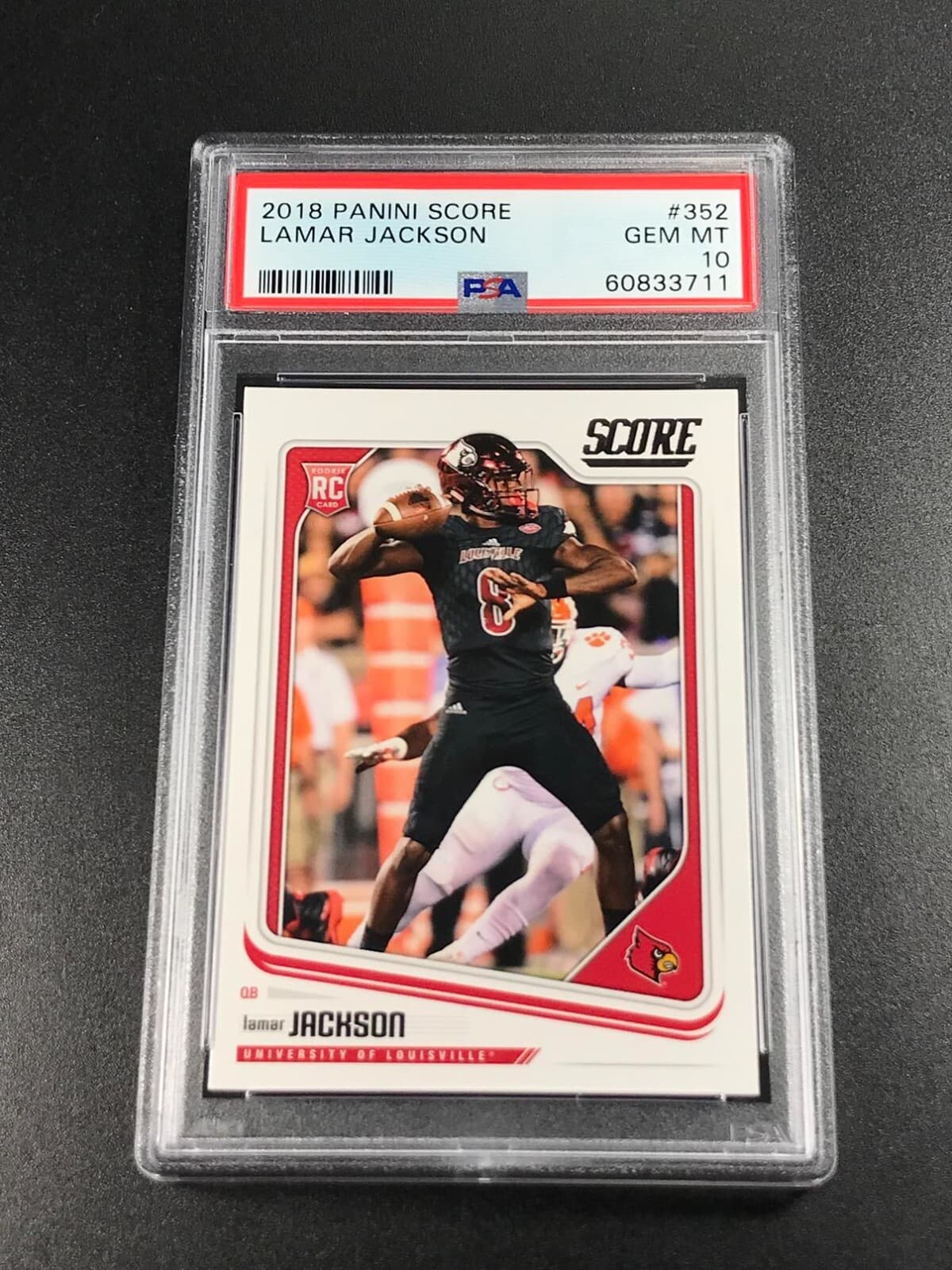 Lamar Jackson Panini Score #352 Base