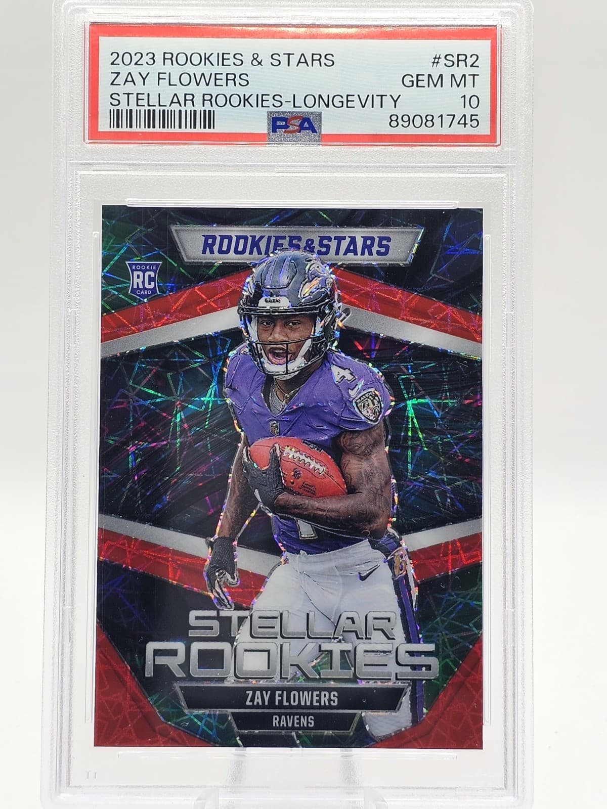 Zay Flowers Panini Rookies & Stars Stellar Rookies #SR2 Longevity