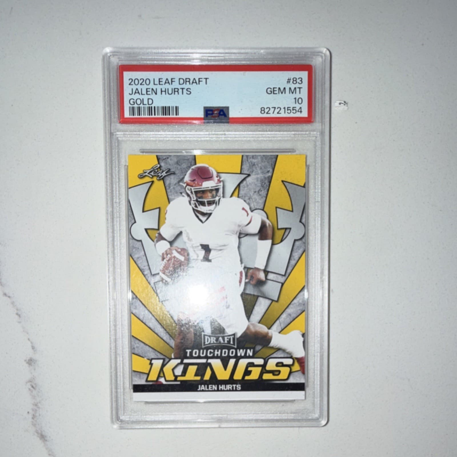 Jalen Hurts Leaf Draft #83 Gold