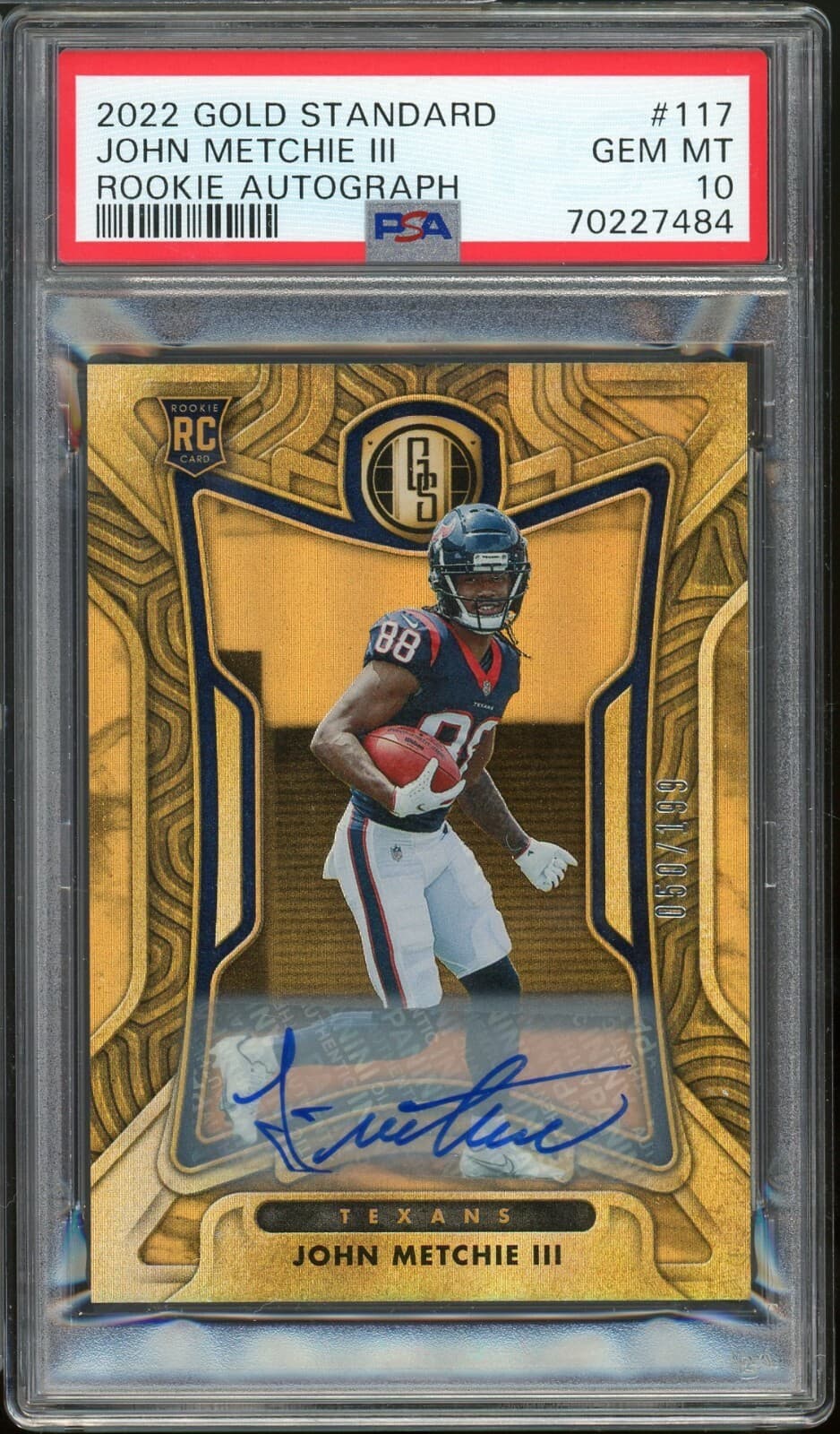 Tyquan Thornton Panini Black #117 Gold