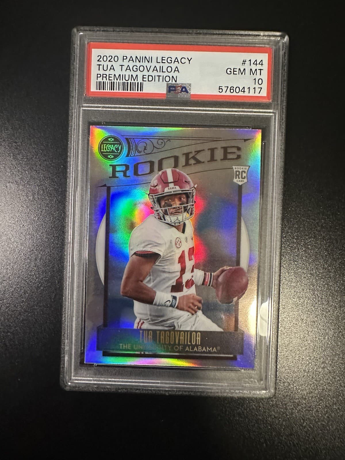 Tua Tagovailoa Panini Legacy #144 Premium Edition-Silver
