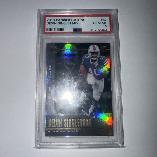 Devin Singletary Panini Illusions #62 Base