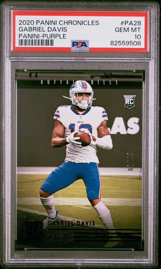 Gabriel Davis Panini Chronicles Panini #PA28 Purple