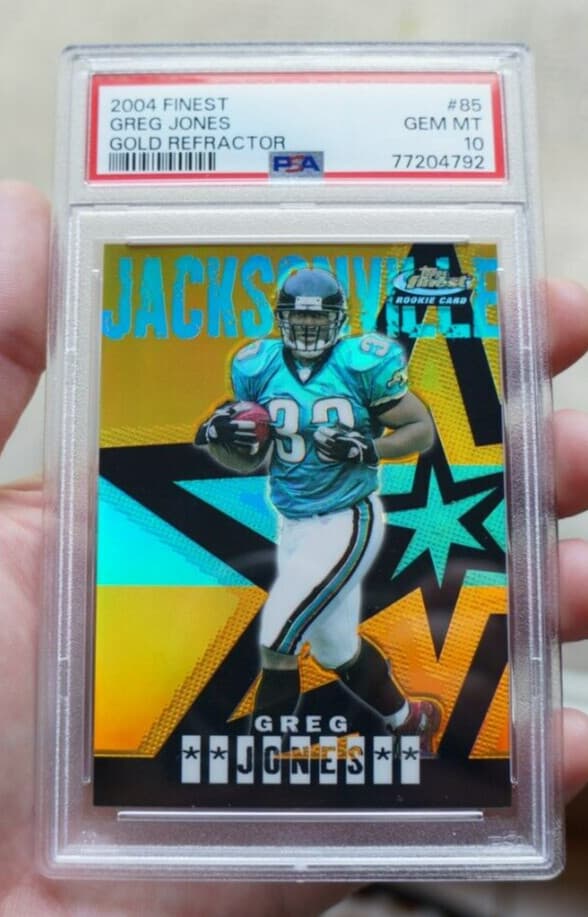 Greg Jones Finest #85 Gold Refractor
